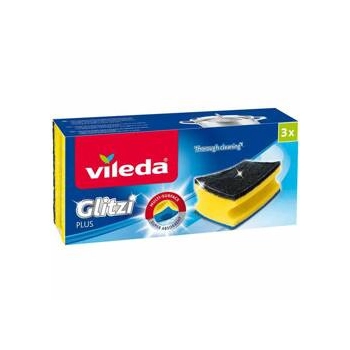 Vileda Glitzi Plus Zmywak Profilowany 3 szt.