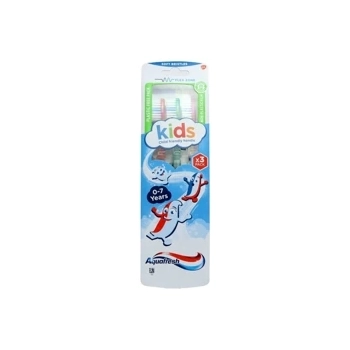 Aquafresh Kids 0-7 lat Szczoteczka dla Dzieci 3 szt.