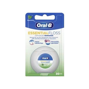 Oral-B Essential Floss Nić Dentystyczna Miętowa Woskowana 50 m
