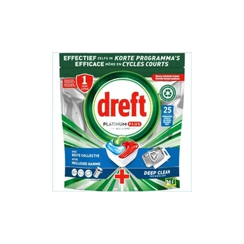 Dreft Platinum Plus All in One Tabletki do Zmywarki 25 szt.