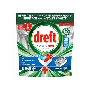 Dreft Platinum Plus All in One Tabletki do Zmywarki 25 szt.