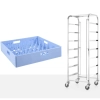  Wózek do transportu koszy do zmywarek 7 x 500x500mm - Hendi 810583 - zdj. dodatkowe 3