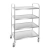  Wózek kelnerski ze stali nierdzewnej - 4 półki Royal Catering - zdj. dodatkowe 1