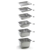  Pojemnik GN 1/2 stalowy Kitchen Line wys. 65 mm - Hendi 806326 - zdj. dodatkowe 3