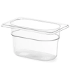 Pojemnik GN przeźroczysty z poliwęglanu GN 1/9 wys. 100 mm - Hendi 861820