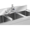  Zlew gastronomiczny ze stali nierdzewnej basen 3 komorowy 100x50cm - zdj. dodatkowe 2