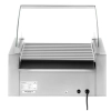  Roller grill rolkowy z osłoną i szufladą grzewczą do bułek 16 parówek HotDog 2200W 230V Royal Catering - zdj. dodatkowe 2