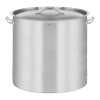  Garnek gastronomiczny z pokrywką stalowy nierdzewny do kuchenki indukcyjnej 98 L - zdj. dodatkowe 1
