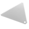  Skrobka cukiernicza trójkątna ZĄBKOWANA ze stali nierdzewnej 110x110mm - HENDI 554227 - zdj. dodatkowe 1