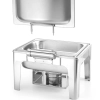  Podgrzewacz do potraw na pastę świeczki stal satynowana GN 1/2 - zdj. dodatkowe 6