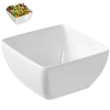  Miska kwadratowa z melaminy do żywności biała 13x13cm - zdj. dodatkowe 1