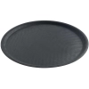  Taca kelnerska antypoślizgowa okrągła śr. 35cm - czarna - zdj. dodatkowe 2