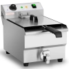  Frytownica elektryczna nastawna z kranem spustowym 230 V 3200 W 13 l - zdj. dodatkowe 1