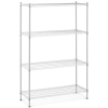  Regał warsztatowy chromowany 4 półki ażurowe do 1 t 1000 kg 120x45x180 cm - zdj. dodatkowe 1