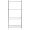  Regał warsztatowy chromowany 4 półki druciane do 1 t 1000 kg 90x45x180 cm - zdj. dodatkowe 4