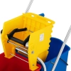  Wózek do mycia podłóg z prasą wyciskarką do mopa dwa wiadra 2 x 24 l - zdj. dodatkowe 2