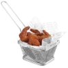  Koszyk do podawania smażonych przekąsek miniaturowy z uchwytem 105x90x60 mm - Hendi 425664 - zdj. dodatkowe 3