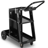  Wózek spawalniczy warsztatowy z miejscem na butlę gazową 3 półkami rączką do 80 kg - zdj. dodatkowe 1