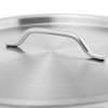  Garnek stalowy duży z pokrywką grubym dnem do kuchenki indukcyjnej gazowej halogenowej 23 l - zdj. dodatkowe 3