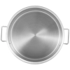  Garnek stalowy z pokrywką grubym dnem do kuchenki indukcyjnej gazowej halogenowej 17 l - zdj. dodatkowe 4