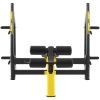  Ławka ławeczka treningowa skośna pod sztangę do wyciskania głową w dół czarno-żółta - zdj. dodatkowe 2