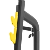  Ławka ławeczka treningowa skośna pod sztangę do wyciskania głową w dół czarno-żółta - zdj. dodatkowe 4