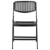  Krzesło składane cateringowe ażurowe do restauracji biura maks. 150 kg 5 szt. - zdj. dodatkowe 3
