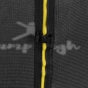  Trampolina ogrodowa z siatką i osłoną na sprężyny śr. 305 cm do 100 kg czarno-szara - zdj. dodatkowe 4