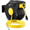  Wąż przewód pneumatyczny ciśnieniowy zwijany na bębnie automatycznym 18 bar 20 m + 3 m - zdj. dodatkowe 1
