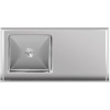  Zlew basen gastronomiczny jednokomorowy z półką i rantem prawy 120 x 60 x 94,5 cm - zdj. dodatkowe 3