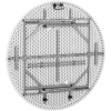  Stół okrągły cateringowy ogrodowy składany biały do 150 kg śr. 150 x 74 cm - zdj. dodatkowe 2
