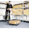  Wózek półkowy transportowy z uchwytami 2 półki do 120 kg 72 x 43 cm - zdj. dodatkowe 4