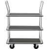  Wózek półkowy transportowy z uchwytami 3 półki do 150 kg 72 x 43 cm - zdj. dodatkowe 5