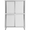  Szafa gastronomiczna magazynowa ze stali nierdzewnej drzwi suwane 200 kg 120 x 50 x 180 cm - zdj. dodatkowe 5
