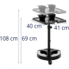  Wózek pomocnik fryzjerski regulowany 400 x 400 mm + 2 miski - zdj. dodatkowe 6