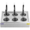  Makaroniarka warnik do gotowania makaronu z kranikami 6 koszy 3 x 6,5 l 3000 W - zdj. dodatkowe 3