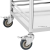  Wózek hotelowy serwisowy na pranie STAL 3 półki pojemnik kosz 88 x 44 x 87 cm - zdj. dodatkowe 3