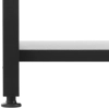  Regał na książki loftowy ze stalową ramą 28 x 60 x 182 cm czarny - zdj. dodatkowe 2