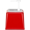  Dyspenser dozownik do sosów keczupu z pompką 2.5 l czerwony - Hendi 203521 - zdj. dodatkowe 3