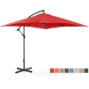  Parasol ogrodowy na wysięgniku kwadratowy 250 x 250 cm czerwony - zdj. dodatkowe 1