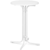  Stół stolik barowy okrągły wysoki składany śr. 70 cm wys. 110 cm biały - zdj. dodatkowe 1