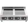  Kuchnia indukcyjna 4 palnikowa nablatowa timer 400 V 4 x 3500 W - zdj. dodatkowe 4