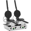  Gofrownica bąbelkowa podwójna do gofrów bubble waffle TEFLON 2 x 1400 W - zdj. dodatkowe 1