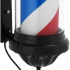  Słupek szyld fryzjerski barberski barber pole obrotowy podświetlany 38 cm - czarny - zdj. dodatkowe 2