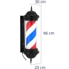  Słupek szyld fryzjerski barberski barber pole obrotowy podświetlany 38 cm - czarny - zdj. dodatkowe 6