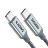  Kabel przewód USB Typ C - USB Typ C 5A 100W PowerDelivery 480Mbps 1.8 m szary - zdj. dodatkowe 1