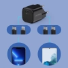  Ładowarka sieciowa GaN USB Typ C PD 30W czarny - zdj. dodatkowe 4