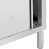  Stół gastronomiczny z szafką z drzwiami suwanymi STAL 120 x 50 cm do 330 kg - zdj. dodatkowe 2