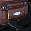 Organizer samochodowy na fotel siedzenie + półka stolik do auta brązowy - zdj. dodatkowe 4