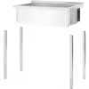  Basen zlew gastronomiczny jednokomorowy Budget Line STAL 800 x 600 x 850 cm - Hendi 811009 - zdj. dodatkowe 2